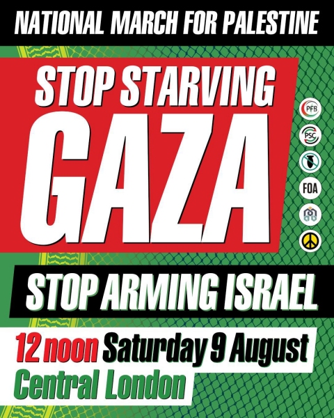 Join the London march 9 August